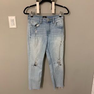 BDG KICK FLARE HIGH RISE CROPPED JEANS